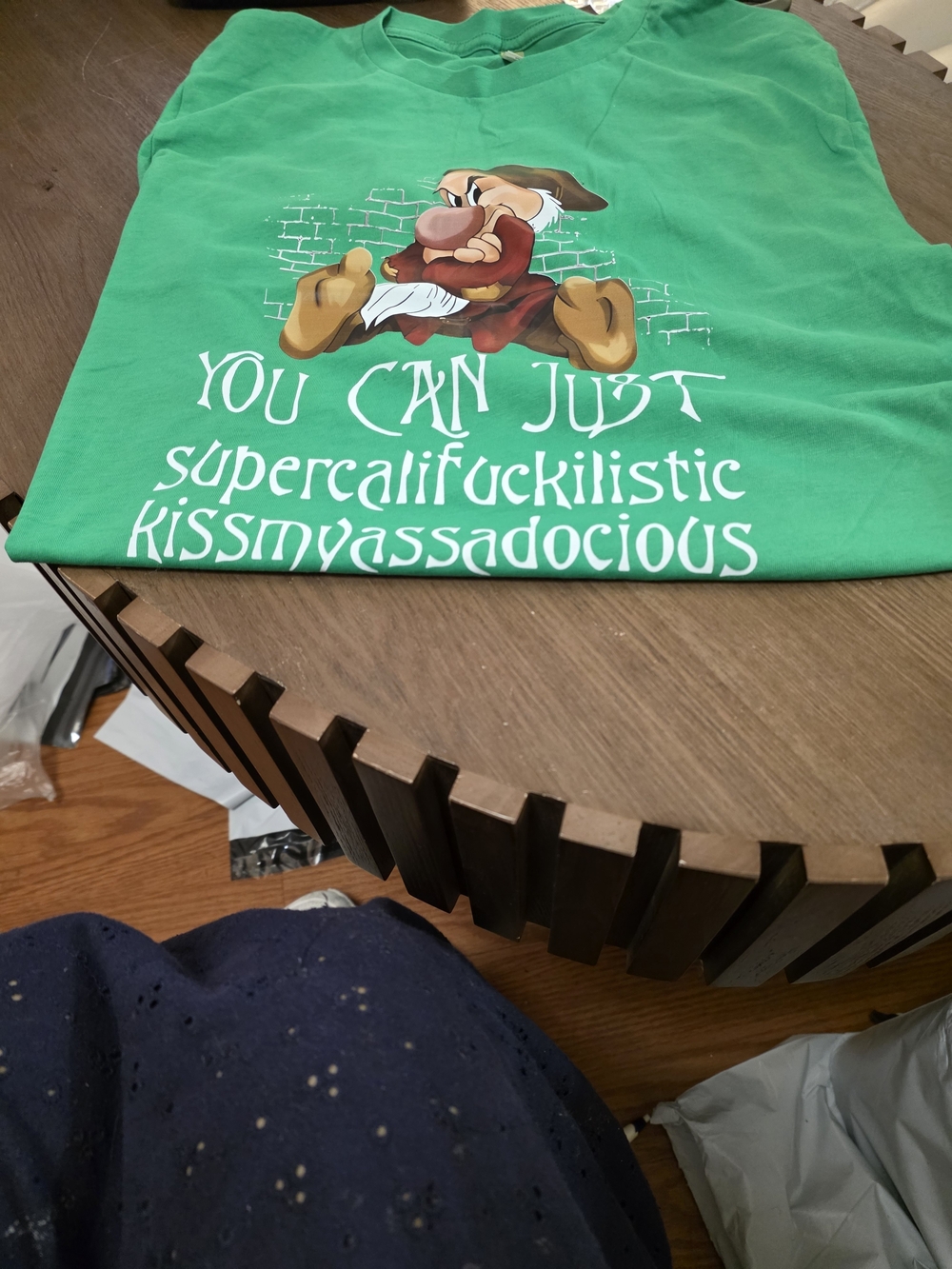 Bright Green Short Sleeve Graphic Tee with Character Print